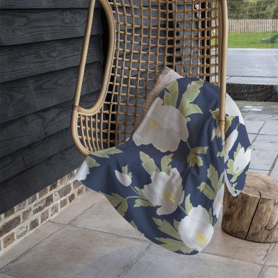 The Range Winter Rose Blanket - Blue