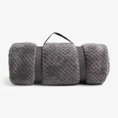 The Range Waffle Throw  - Grey