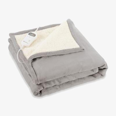 The Range Cosy Snug Luxury Heated Throw Grey - Grey