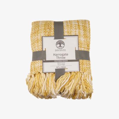 The Range Harrogate Throw - Yellow
