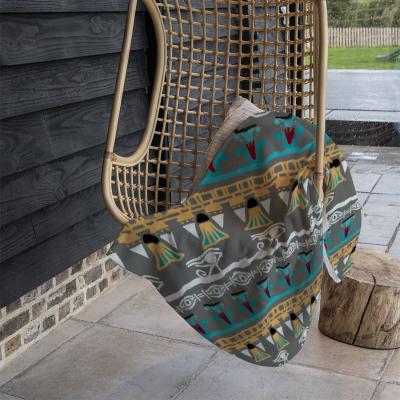 The Range Tribal Art Egyptian Vintage Ethnic Silhouettes Blanket - Green