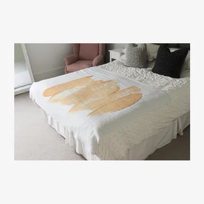 The Range Foundation Cream Designer Blanket - Pink