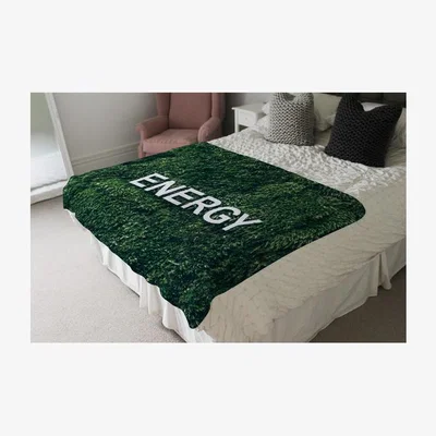 The Range Wellness Energy Designer Blanket - Green