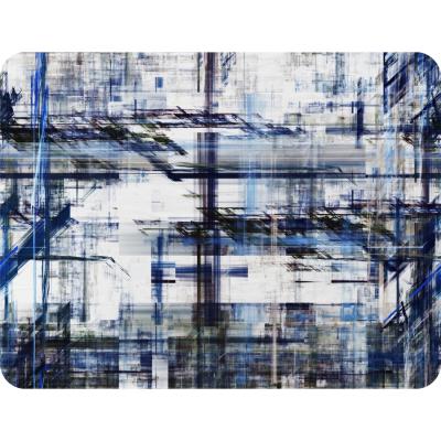 The Range Blue Grunge Pattern Blanket - Blue