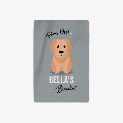 The Range Personalised Golden Retriever Blanket - Paws Off