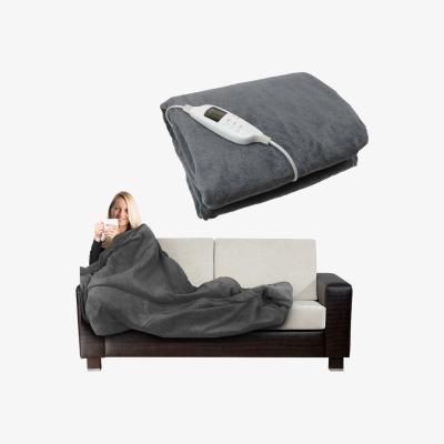 The Range 130x160cm Flannel Electric Heated Blanket Throw - Grey
