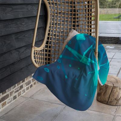 The Range Polygonal Space Blanket - Blue