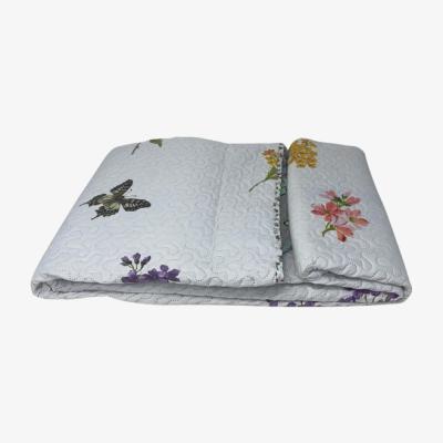 The Range Beautiful Printed Quilted Bedspread Throw - D317