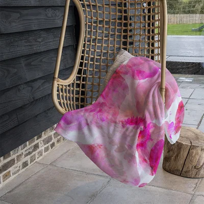 The Range Andrew Lee Bo Ho In Pink Blanket - Pink
