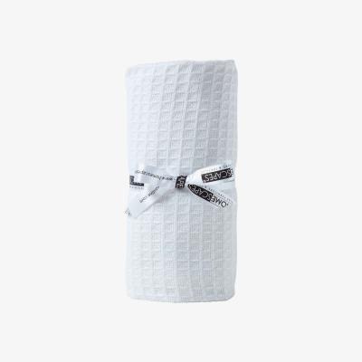 The Range Organic Cotton Waffle Blanket - White / 0.87kg / 150cm