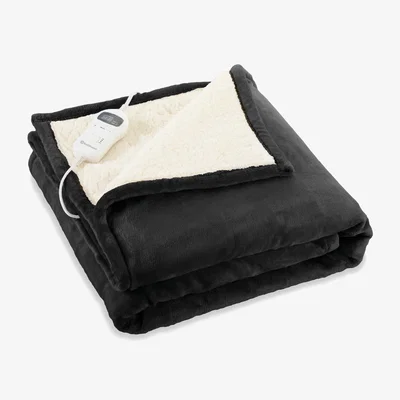 The Range CosySnug Luxury Heated Throw Black - Black