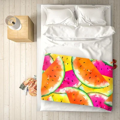 The Range Watermelon Design Blanket - Pink