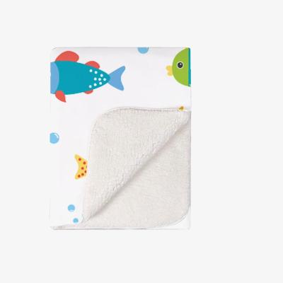 The Range Swimming Fish Blanket - Blue