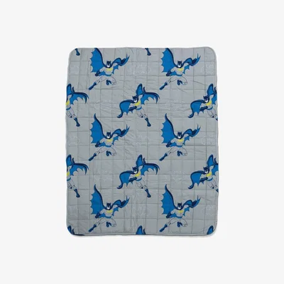 The Range Batman Weighted Blanket Kids Childrens Throw - Grey