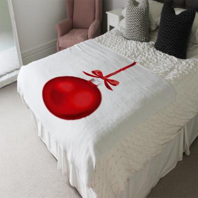 The Range Christmas Ornament Soft Blanket - Red