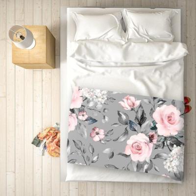 The Range Dusty Pink Roses Blanket - Pink