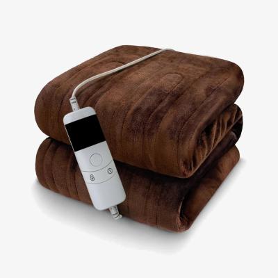 The Range Brown Electric Fleece Throw Blanket - Brown