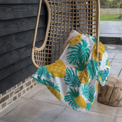 The Range Pineapples Blanket - Blue