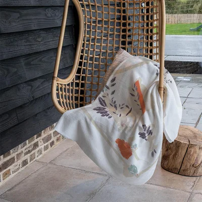 The Range Life  Flowers Blanket - Pink
