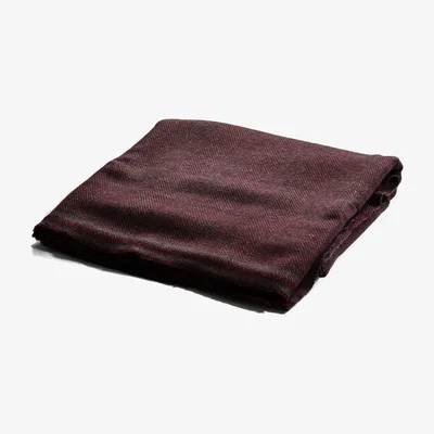 The Range Wool Blanket Extra Soft Cuddly Blanket - Red