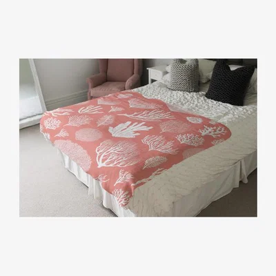 The Range Corals and Algae Designer Blanket - Pink