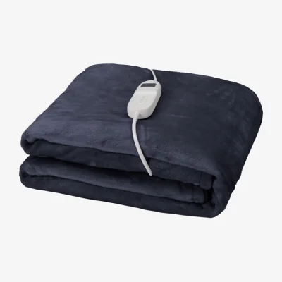 The Range Silentnight Luxury Heated Throw - Navy