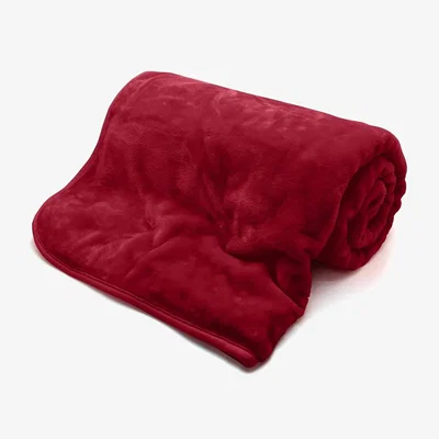 The Range Mink Blanket - Red / Machine Washable / Machine wash