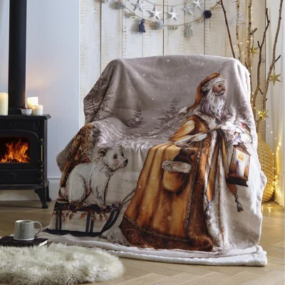 The Range Twilight Santa Throw 130x170 cm - Gold