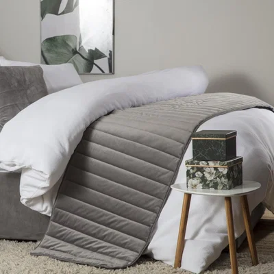 The Range Verona Bed Runner - BM312 - Charcoal