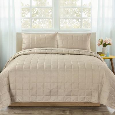 The Range Nolan Bedspread Set - Beige / Single