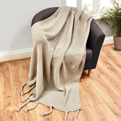 The Range Angelina Knitted Throw - Natural