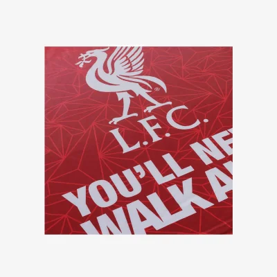 The Range Liverpool FC Sherpa Slogan Blanket - Red
