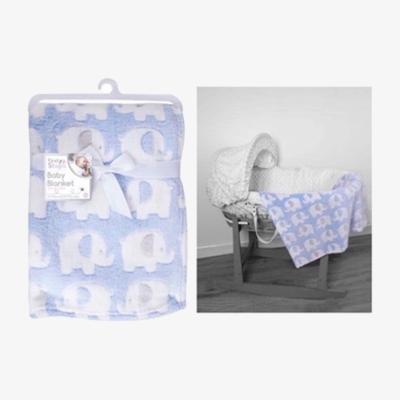 The Range First Steps Baby Blanket  - Blue