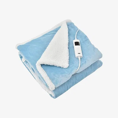 The Range Heated Electric Throw Fleece Over Blanket Sofa Bed Large - Aquamarine