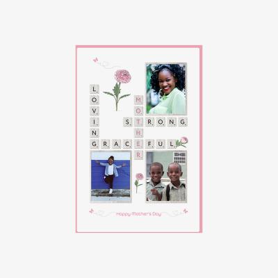 The Range Personalised Three Photo Blanket - Mother's Day