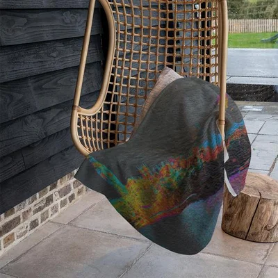 The Range Landscape London Blanket - Black