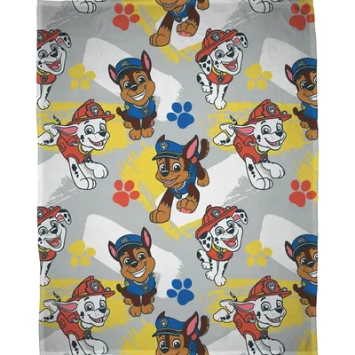 The Range Paw Patrol Fleece Splodge Blanket - Multicoloured