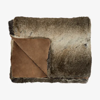 The Range Bosie Lamina Ombre Fur Throw