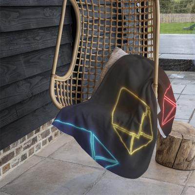The Range Neon Email Set Blanket - Black