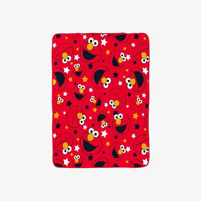 The Range Sesame Street Fleece Elmo Blanket - Red/Black/White
