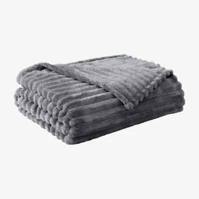 The Range Casabella Throw Blanket - Ribbed Fleece Blanket