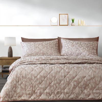 The Range Luxury Jacquard Quilted Bedspread Sets - Blush / King