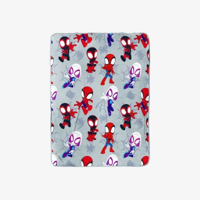 The Range Spidey And His Amazing Friends Plush Soft Throw - Multicoloured