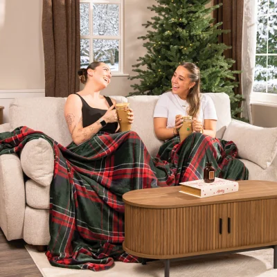 The Range Tartan Check Friends and Family Throw