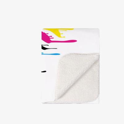 The Range Multi Coloured Zebra Blanket - Green