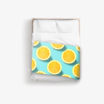 The Range Fresh Lemons Blanket - Yellow