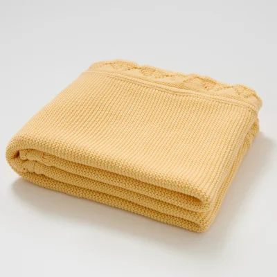 The Range OEKO-TEX certified Children's Throw - Yellow