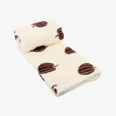 The Range Pumpkin Sherpa Throw - Neutral