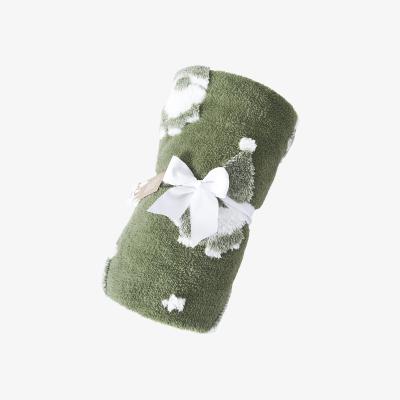The Range Christmas Gonk Fleece Throw - Green