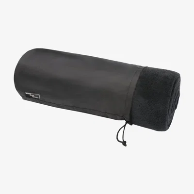 The Range Seasons Lily Fleece Blanket - Solid Black